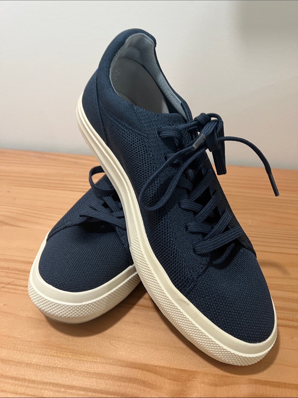 Rothy's Navy Knit Women's Casual Sneakers